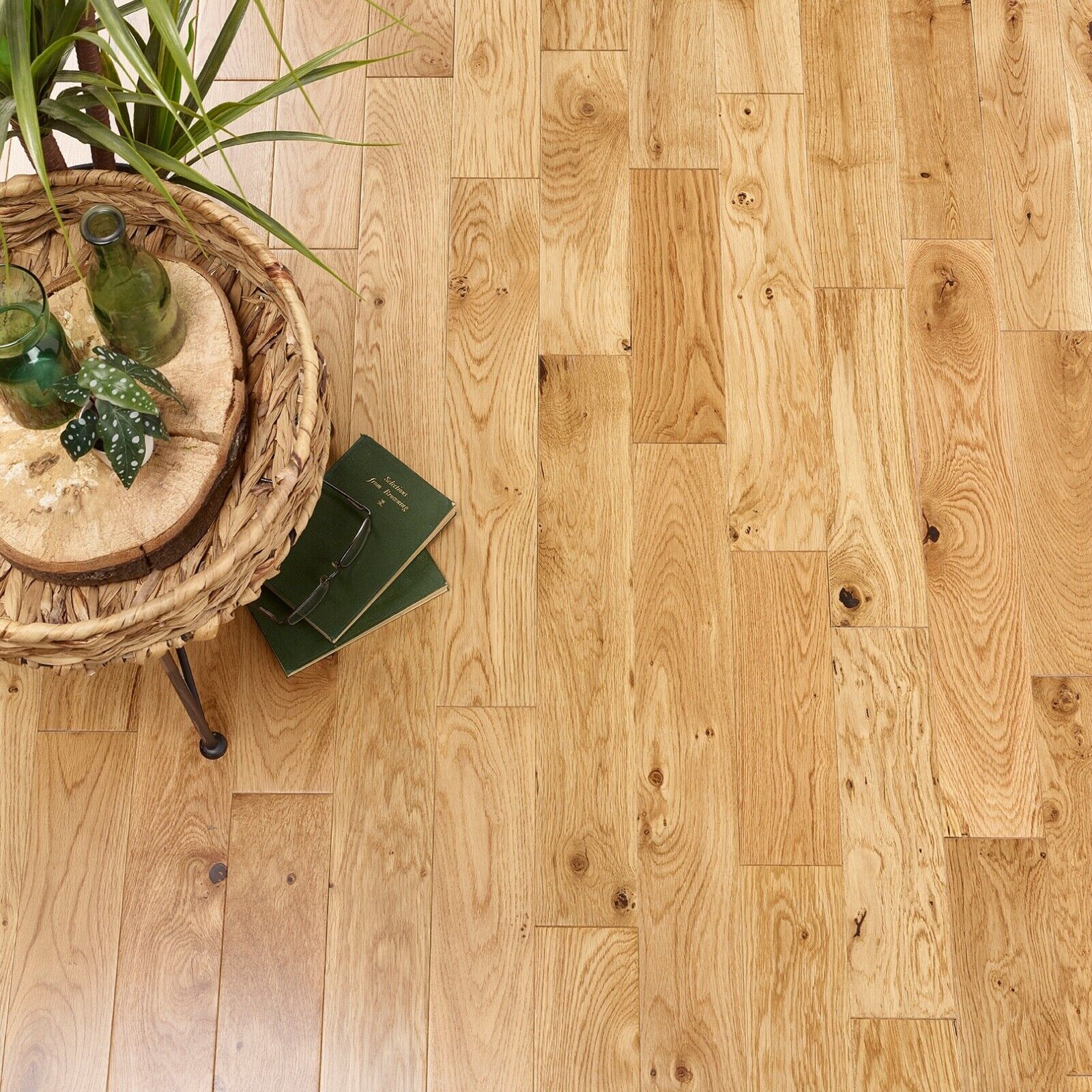 Lacquered Dark Wood Planks