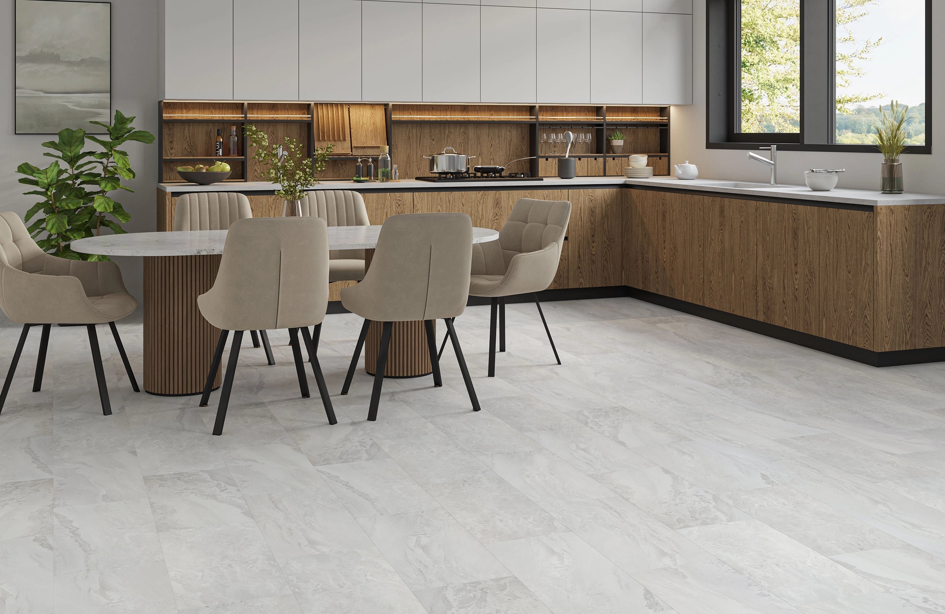 snowrock-oak-luxetile-2mm-waterproof-glue-down-lvt-3