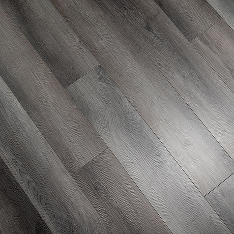 Luxury Vinyl Tile Flooring Sovereign Obsidian Grey Plank SPC Rigid Core Click LVT