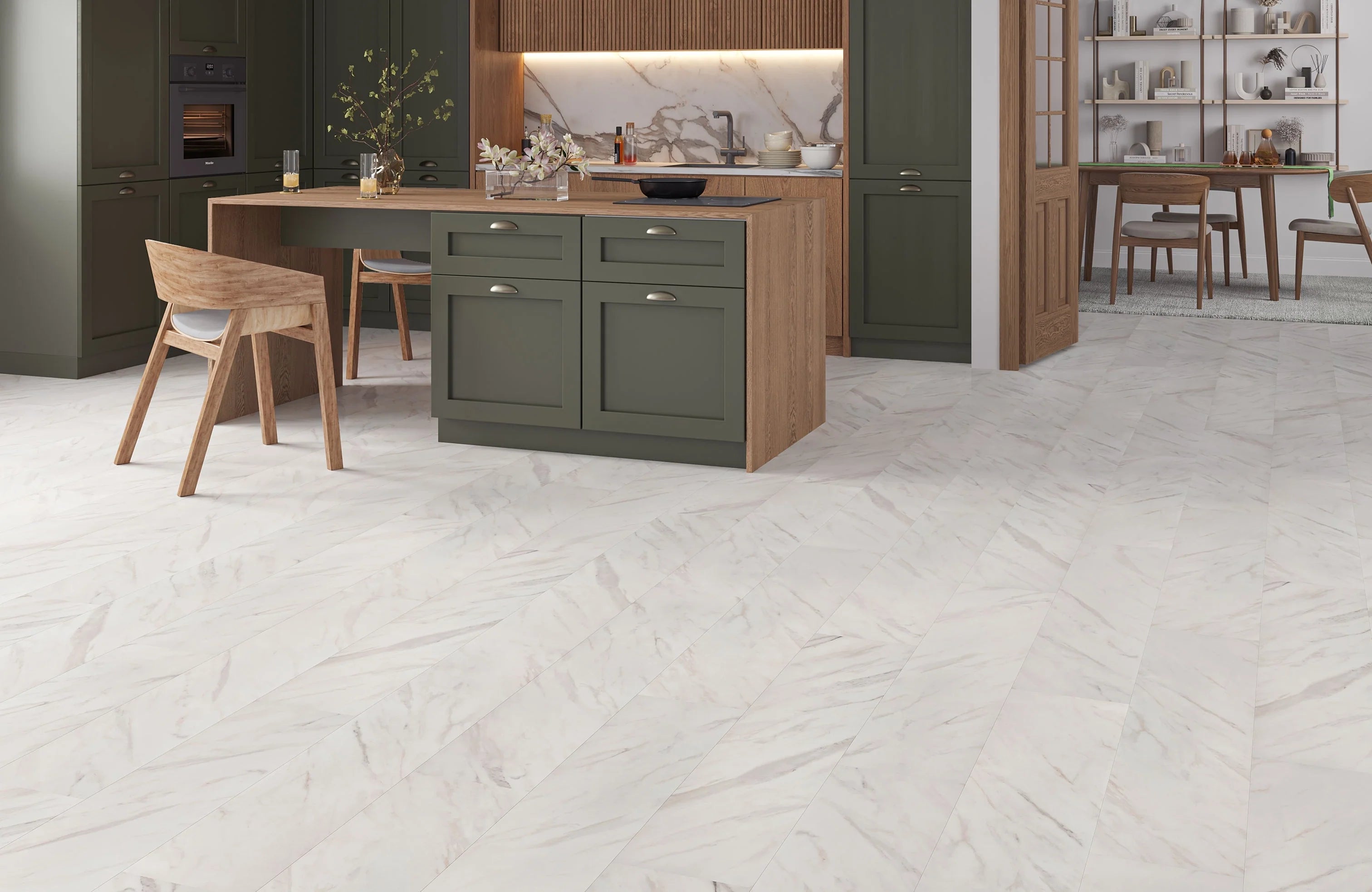 Lumena Oak Luxury 8mm Waterproof Laminate Tile Flooring-1