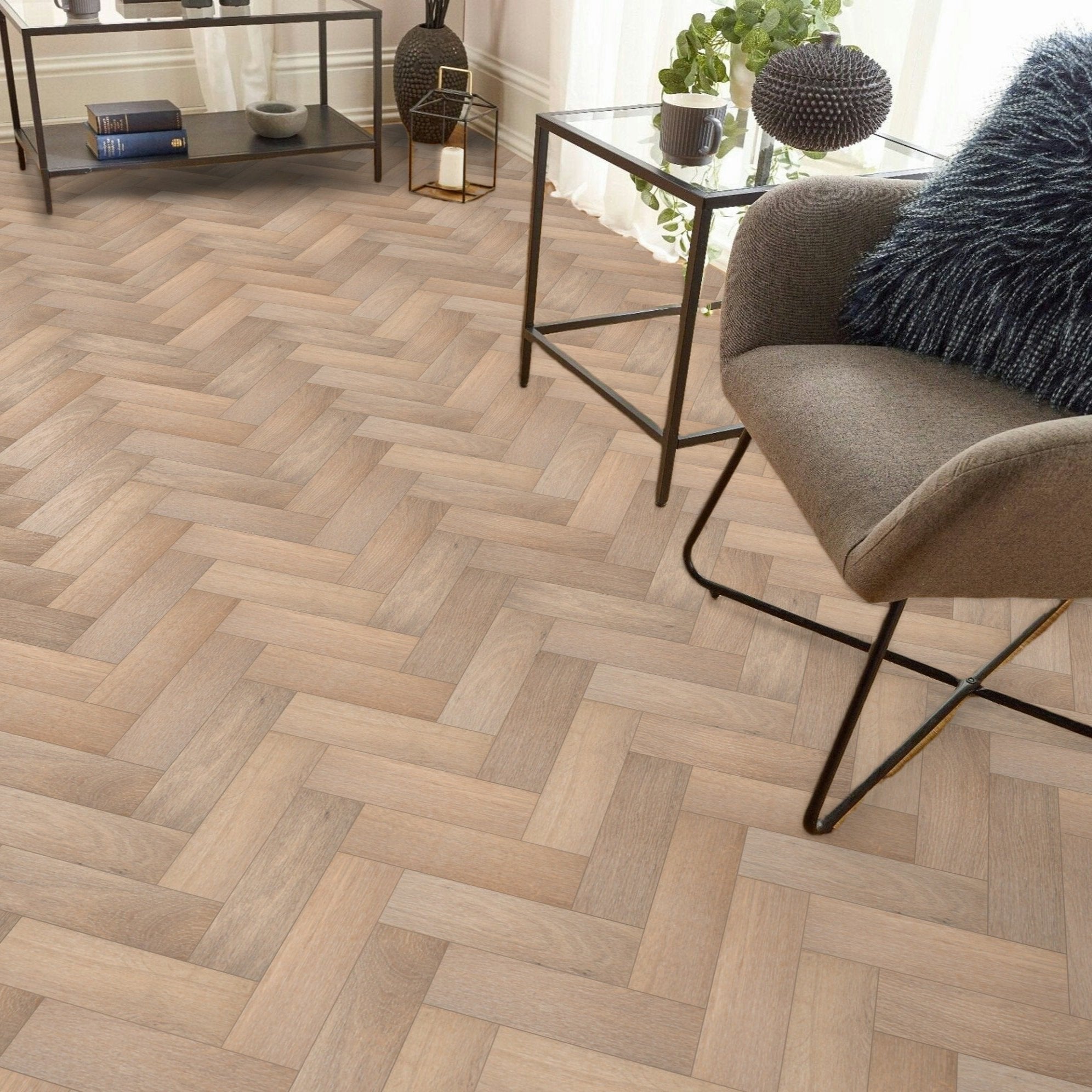 Thameside Oak Herringbone 14mm Engineered Wood Flooring