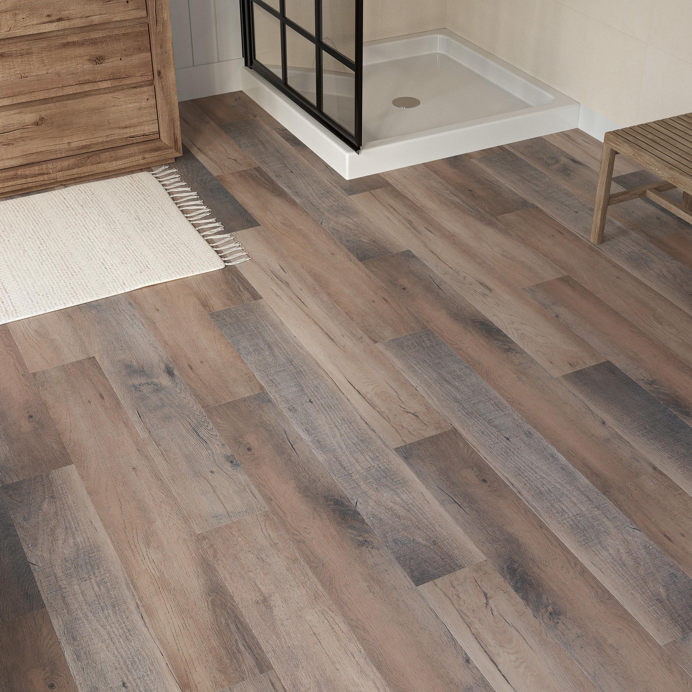 Luxury Vinyl Tile Flooring Regency Chatham Oak 6.5mm Straight Plank SPC Rigid Core