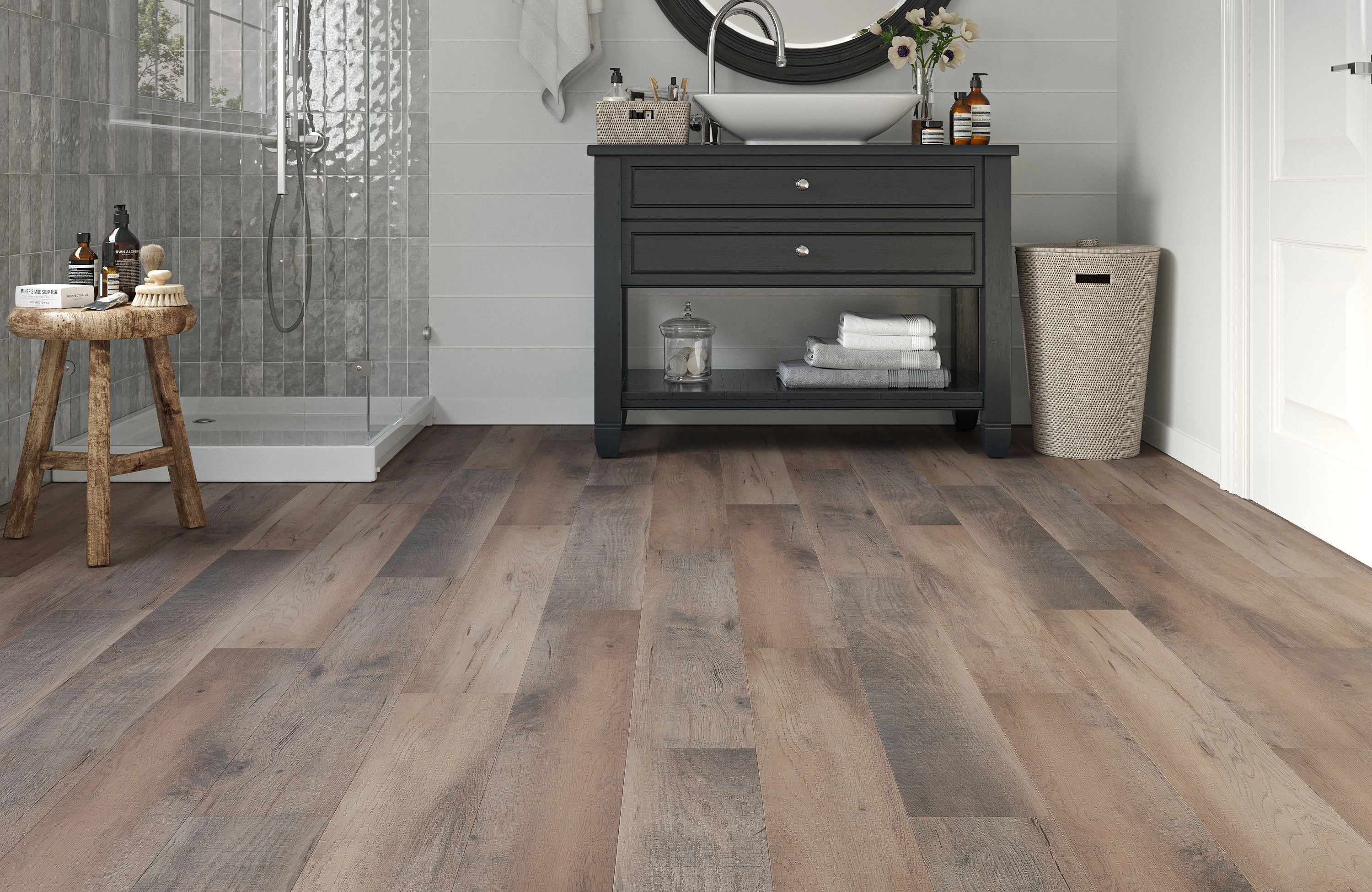 Luxury Vinyl Tile Flooring Regency Chatham Oak 6.5mm Straight Plank SPC Rigid Core