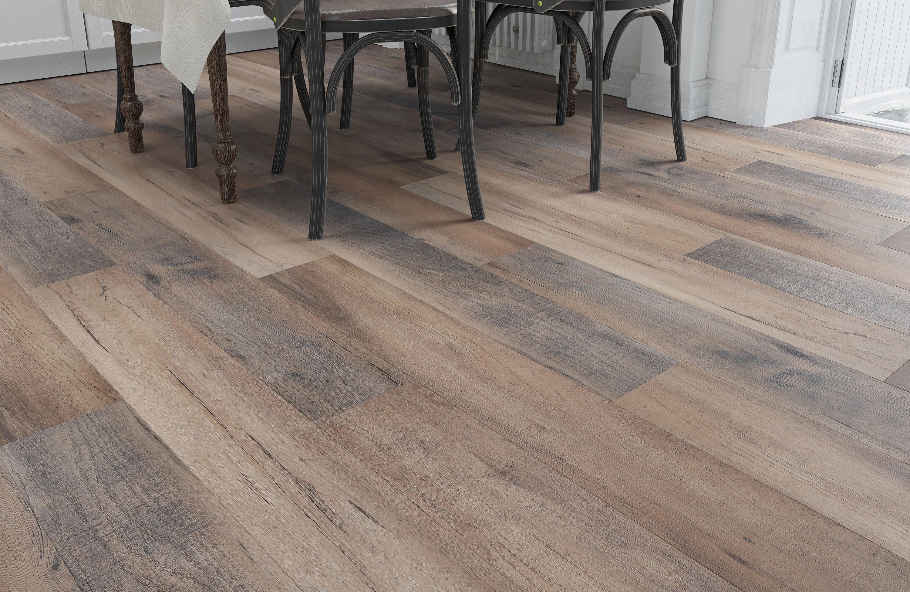 Luxury Vinyl Tile Flooring Regency Chatham Oak 6.5mm Straight Plank SPC Rigid Core