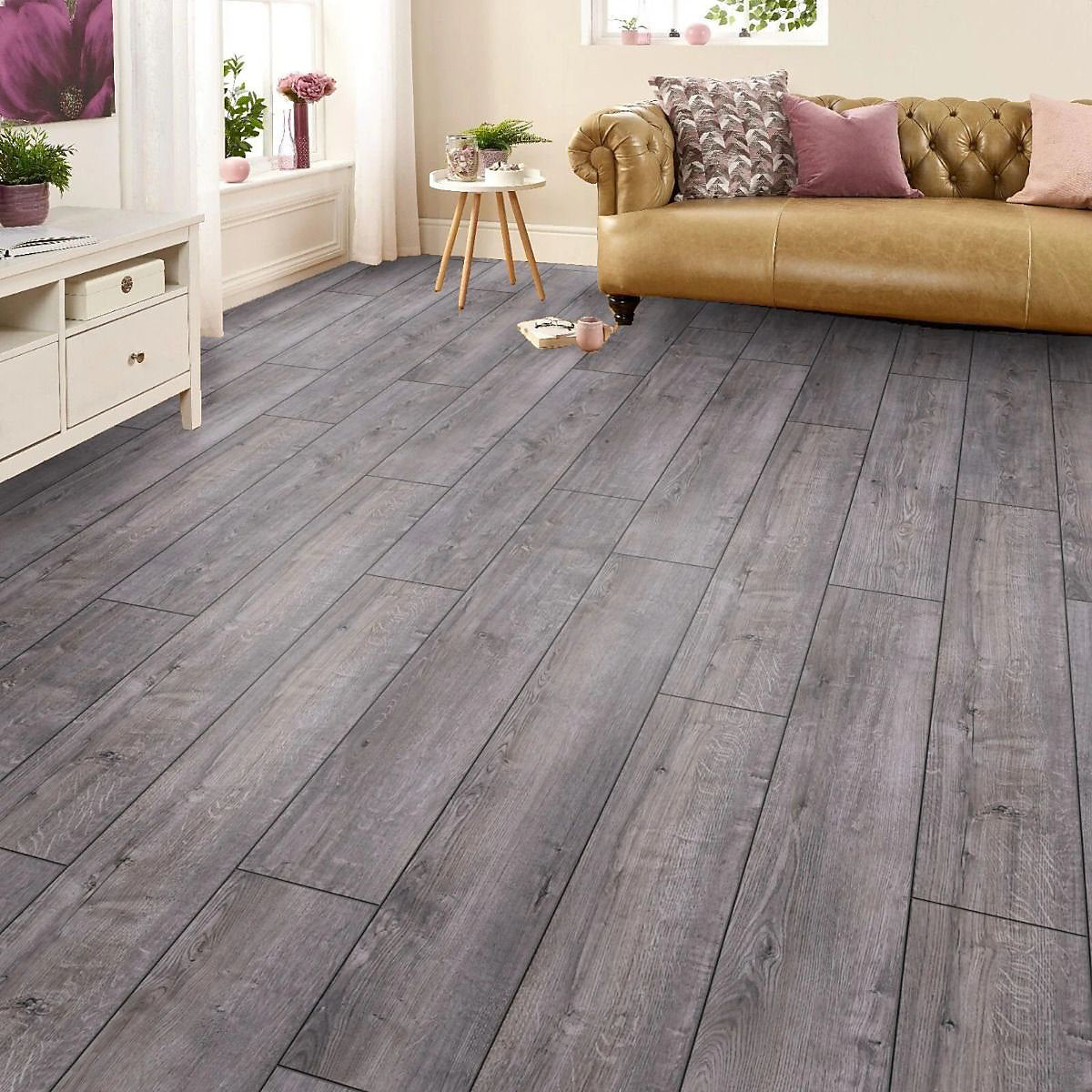 Laminate Flooring STEP Click Plus Campus Grey