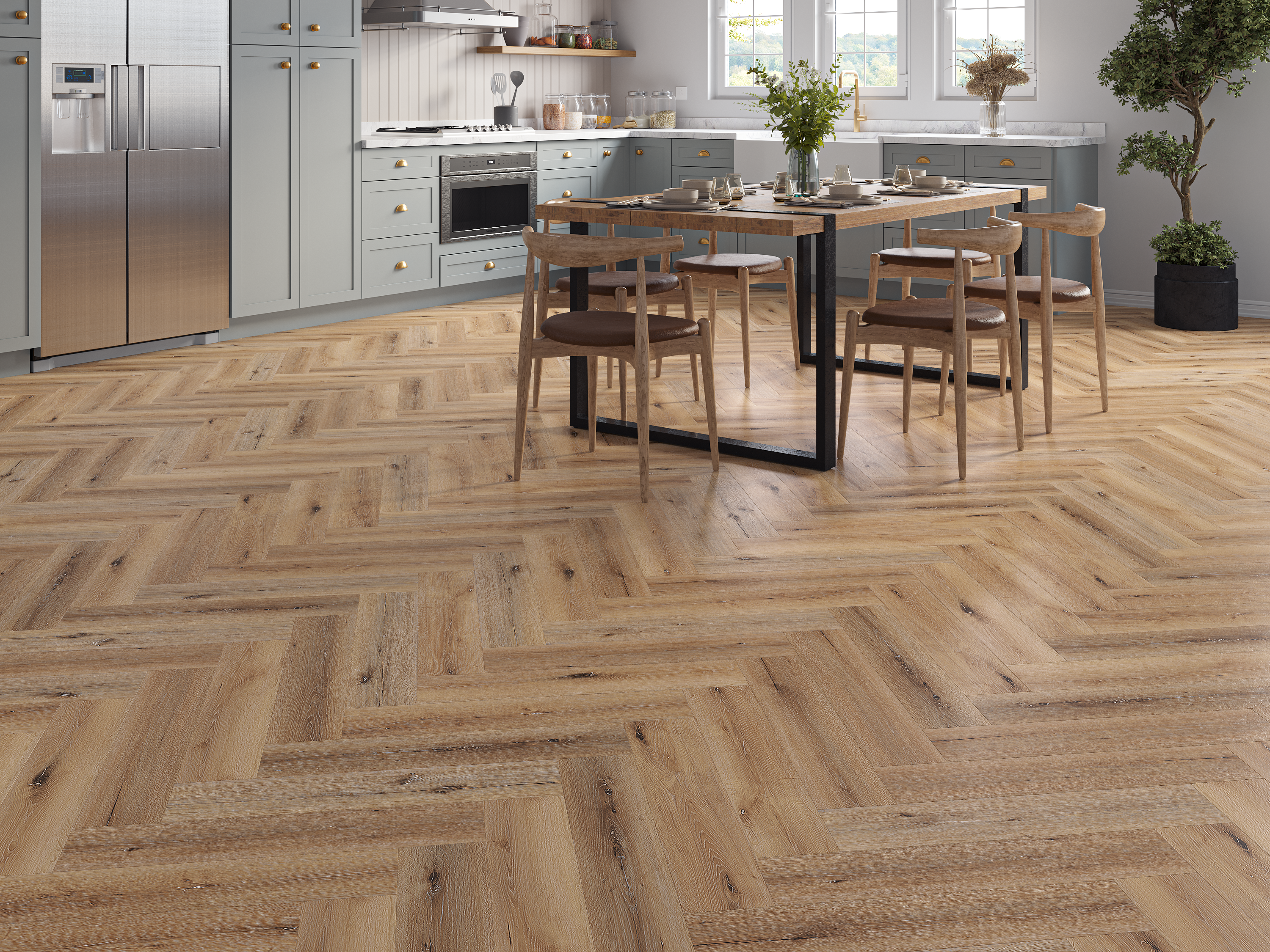 amber-oak-herringbone-waterproof-luxury-vinyl-tile-lvt-rigid-core-spc-click-flooring-2