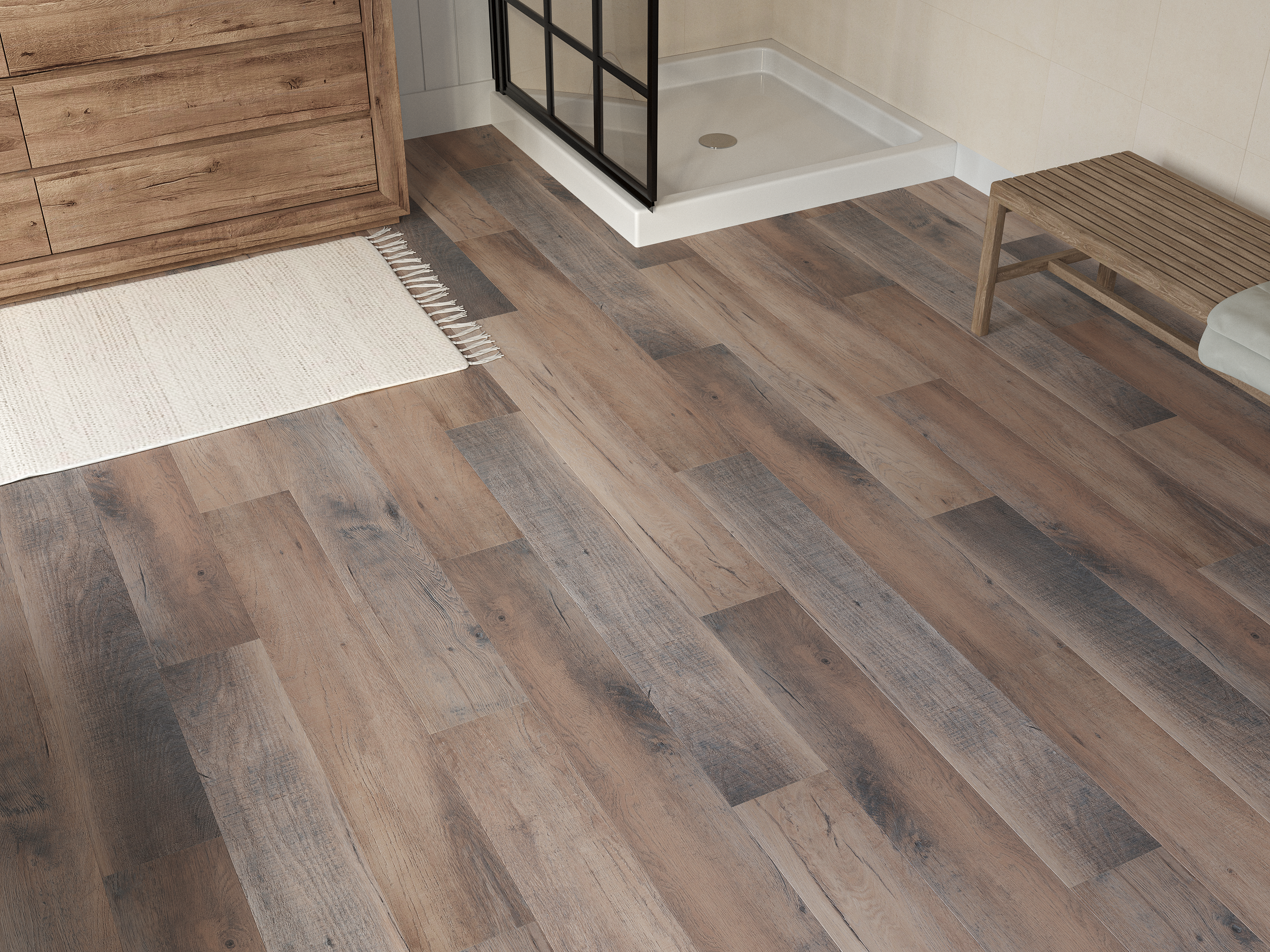 Luxury Vinyl Tile Flooring Regency Chatham Oak 6.5mm Straight Plank SPC Rigid Core