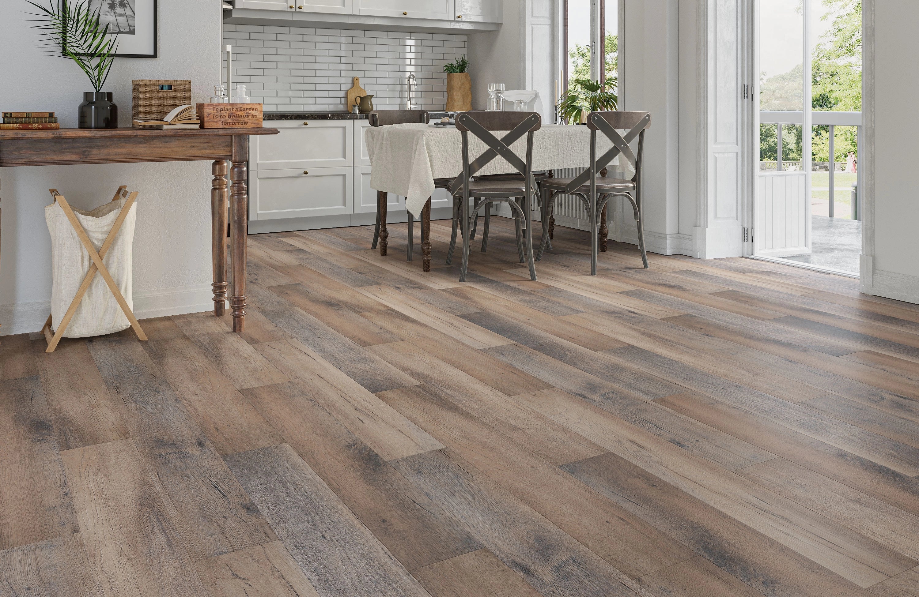 Luxury Vinyl Tile Flooring Regency Chatham Oak 6.5mm Straight Plank SPC Rigid Core